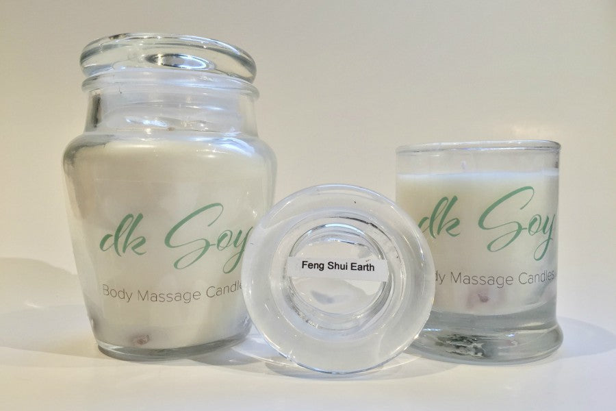 feng shui earth massage oil candles