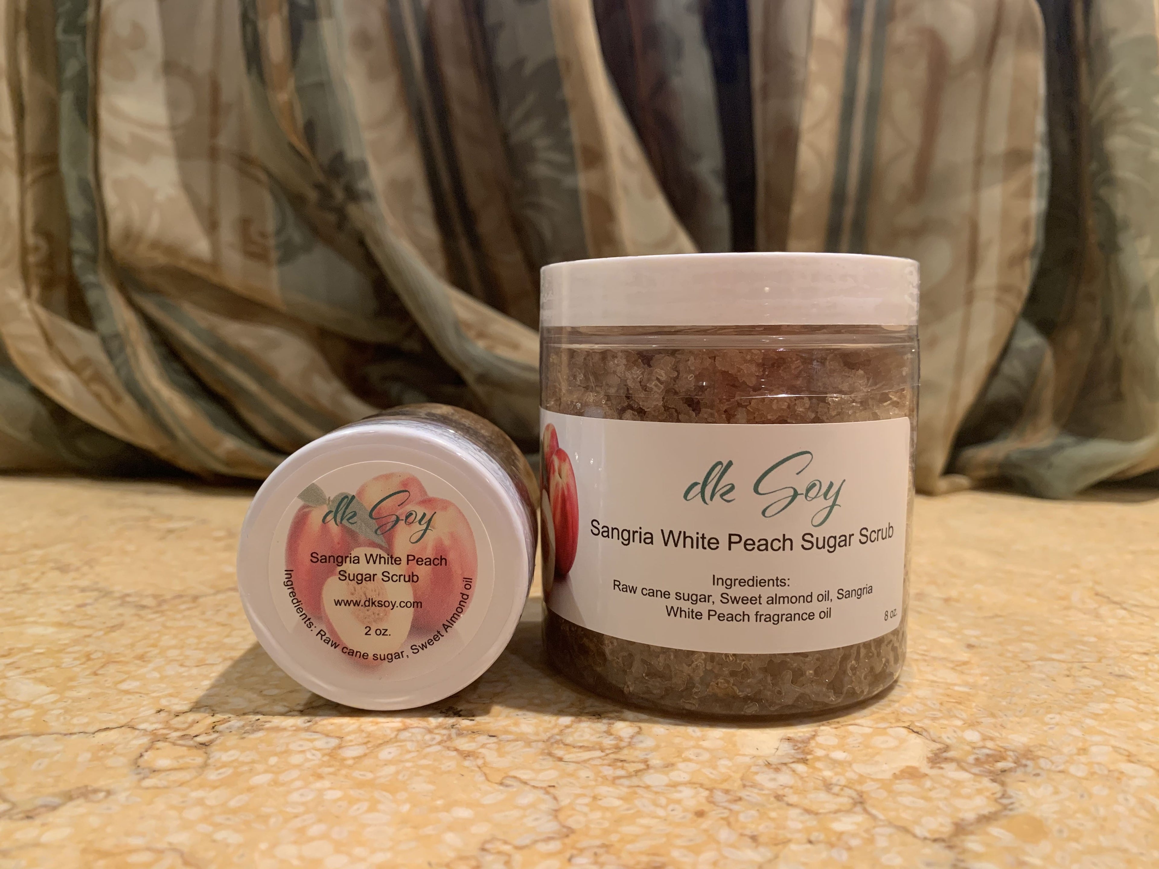 sangria white peach scrubs