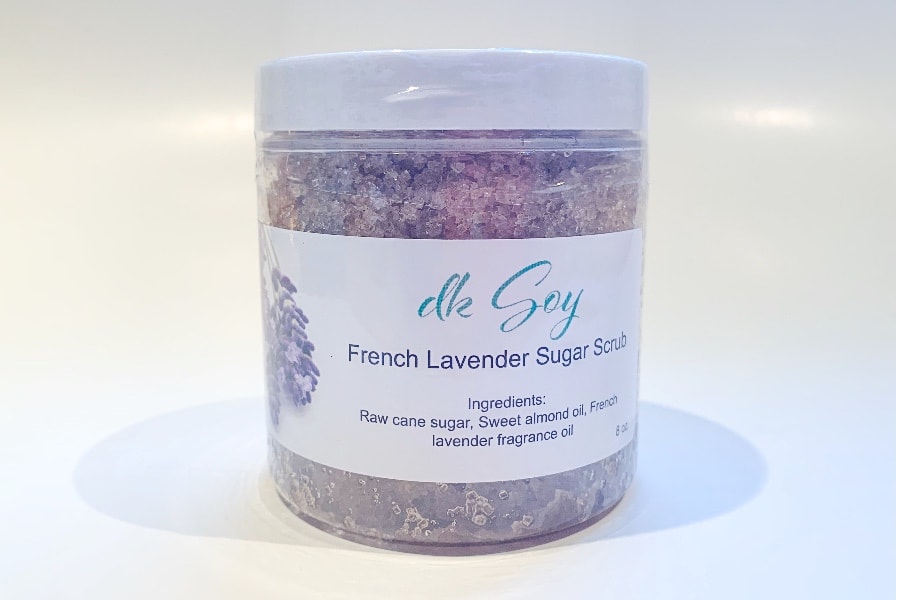 large french lavender scrub