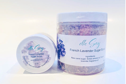 french lavender sugar scrubs