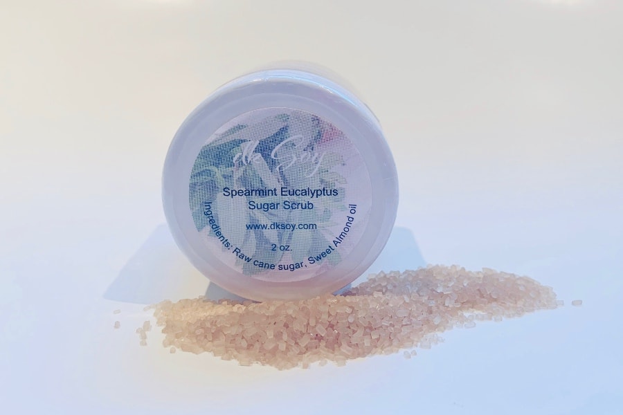 mini spearmint eucalyptus scrub