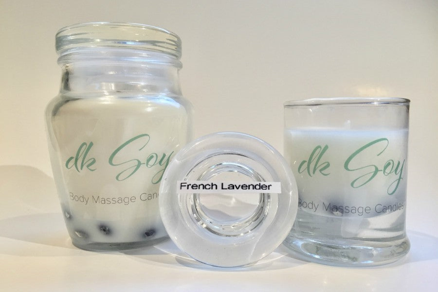 french lavender massage oil candles