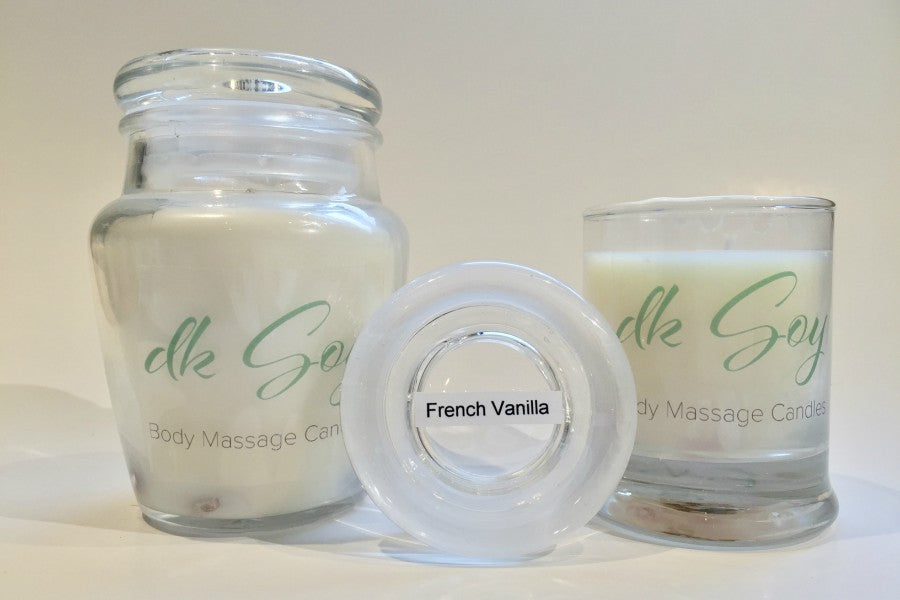 french vanilla massage oil candles